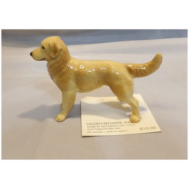 Vintage Golden Retriever Standing by Hagen Renaker Dog Figurine - 7