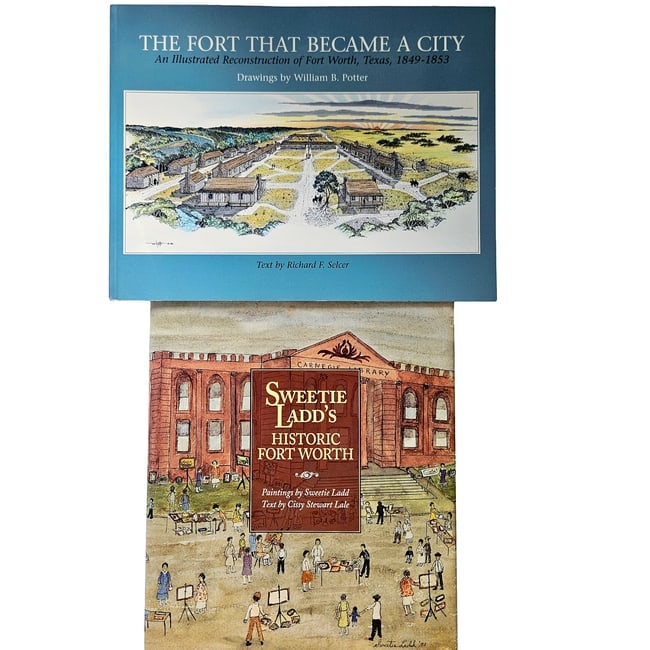 Fort Worth Paintings and Drawings Books (one SIGNED) - 2