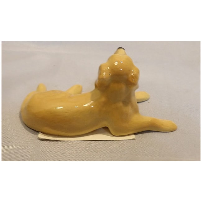 Vintage Golden Retriever Laying by Hagen Renaker Dog Figurine - 4