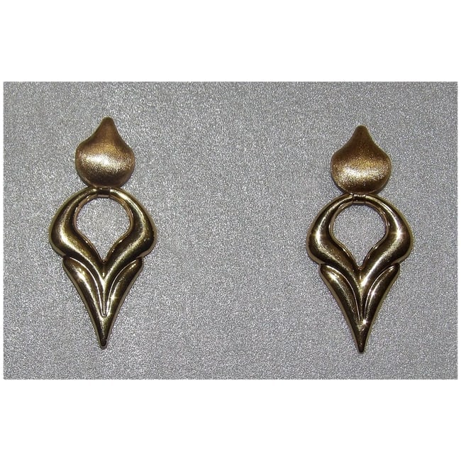 Brev Italian 14 KT Gold Convertible Hearts Earrings - 2