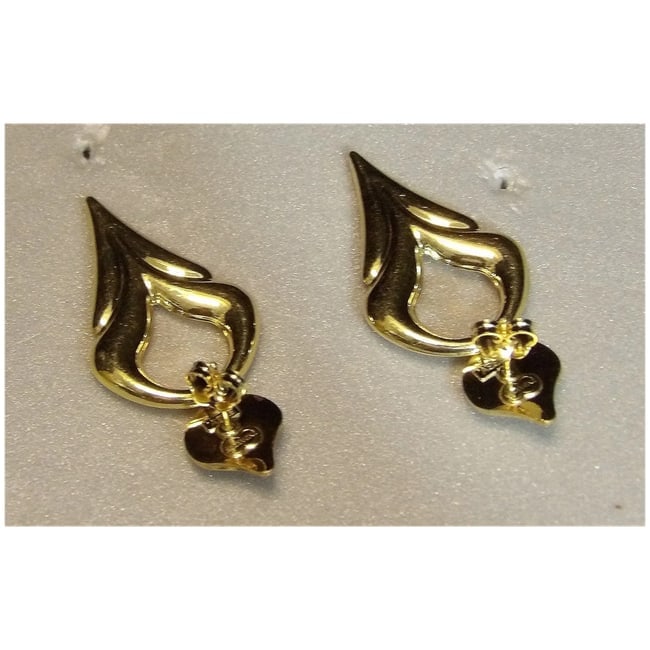 Brev Italian 14 KT Gold Convertible Hearts Earrings - 7