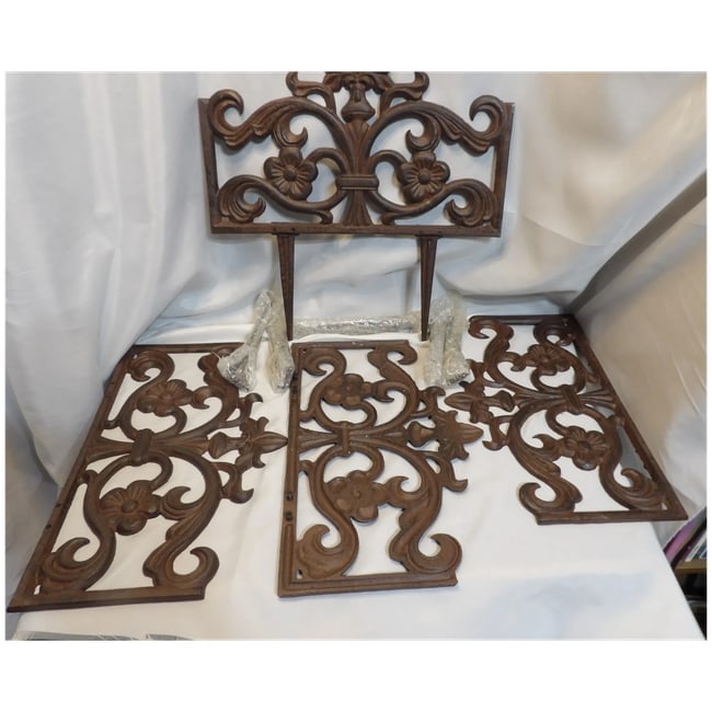 Cast Iron Garden Fence with Spikes by Relax Days - 2