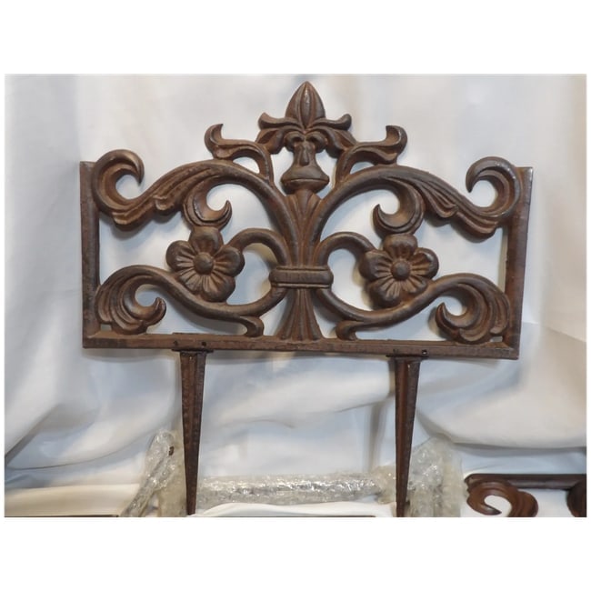 Cast Iron Garden Fence with Spikes by Relax Days - 3
