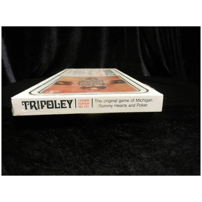 Vintage NOS Tripoley Crown Edition no. 225 Cadco Game Co. 1969 with Turn Table - 4