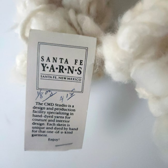 Whittemore NO 10 Cotton Carding Comb with 100% New Zealand Hand Spun Fleece - 7