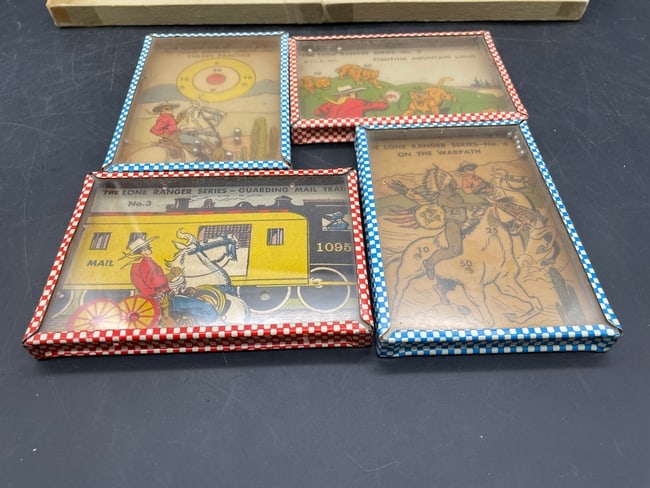 RARE! THE LONE RANGER DEXTERITY PUZZLES W/ ORIGINAL BOX - 3