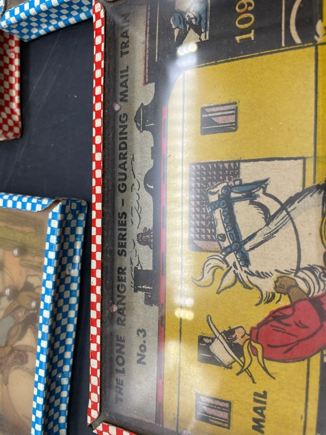 RARE! THE LONE RANGER DEXTERITY PUZZLES W/ ORIGINAL BOX - 8