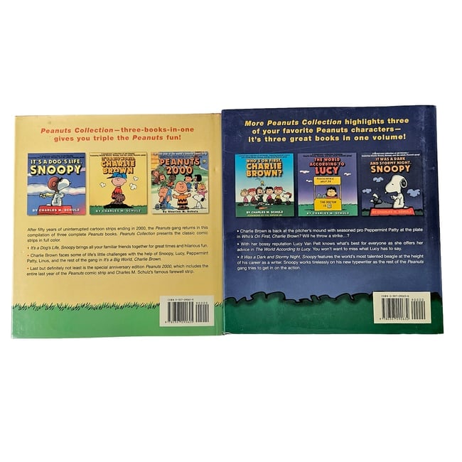 Charlie Brown Peanuts Collection and More Peanuts Collection Book Set - 12
