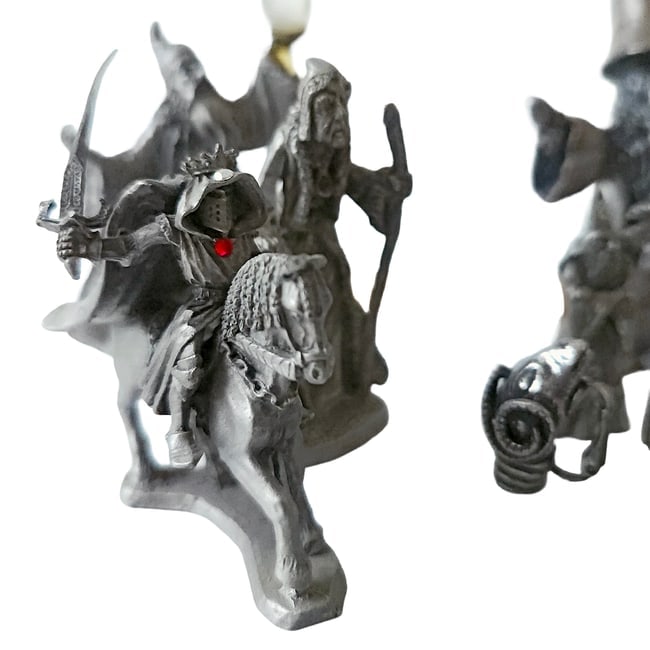 Large Collection of Pewter Wizards and Fantasy Creatures - 6