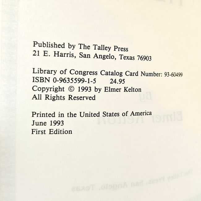 Elmer Kelton SIGNED The Indian in Frontier News 1st ed HC DJ - 3
