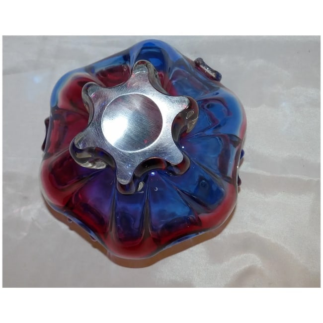 Bohemia Art Glass Dish by Josef Hospodka for Chribska Glassworks - 5