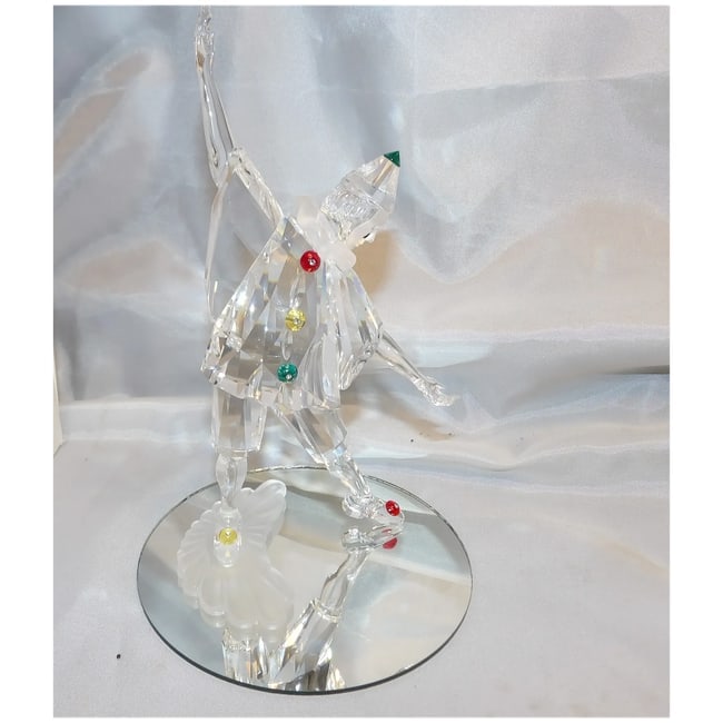 Swarovski Crystal 1999 Annual SCS Masquerade Pierrot Clown In Box - 3