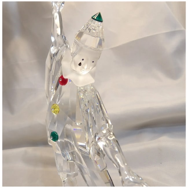 Swarovski Crystal 1999 Annual SCS Masquerade Pierrot Clown In Box - 4