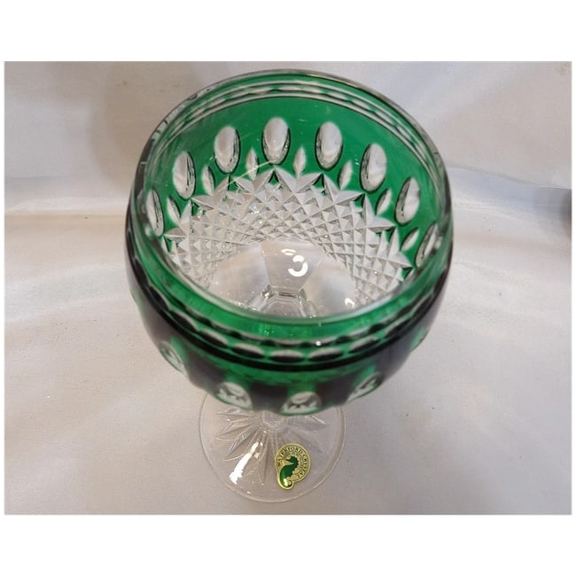 Emerald Green Hock Wine Clarendon by Waterford Crystal - 5