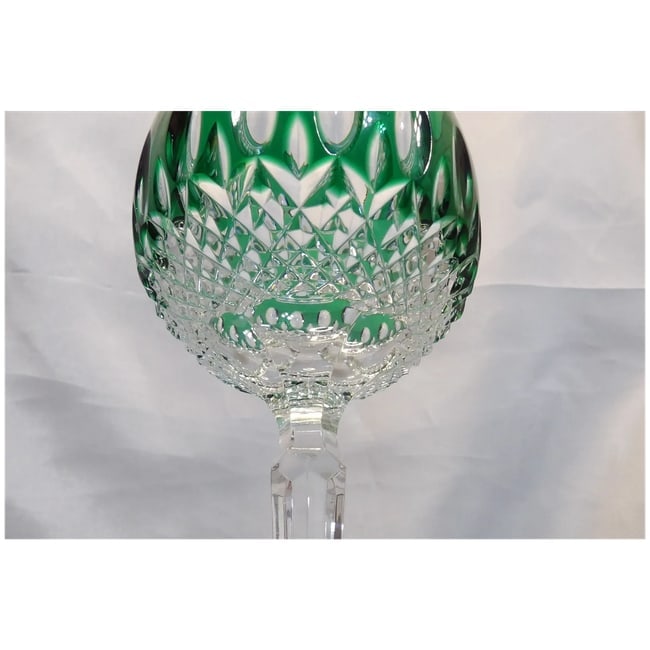 Emerald Green Hock Wine Clarendon by Waterford Crystal - 6