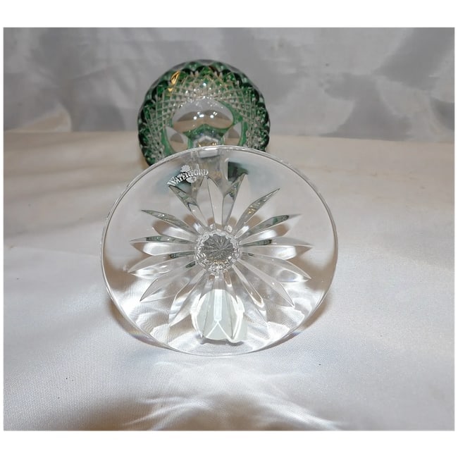 Emerald Green Hock Wine Clarendon by Waterford Crystal - 7