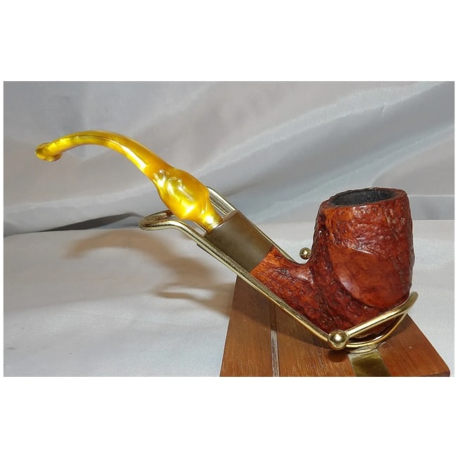 Ben Wade Danish Pride Partially Sandblasted Freehand Tobacco Pipe - 2