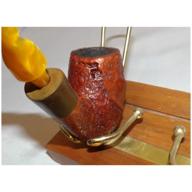 Ben Wade Danish Pride Partially Sandblasted Freehand Tobacco Pipe - 9