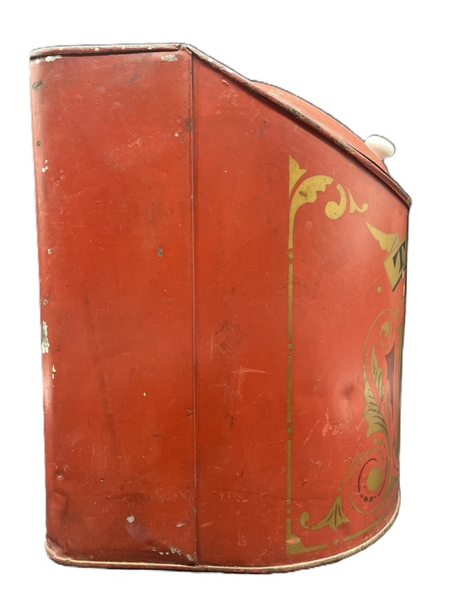 Antique C.D. Kenny Baltimore Tea Bin Store Display Tin with Original Graphics - 6