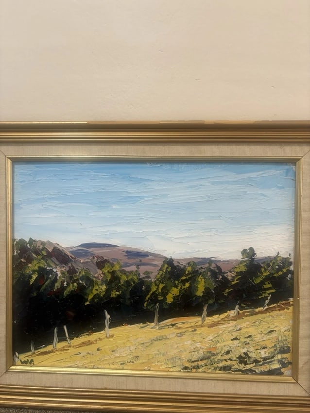 Will Parmelee Oil On Board Ranney Farm Vt Landscape Painting - 2