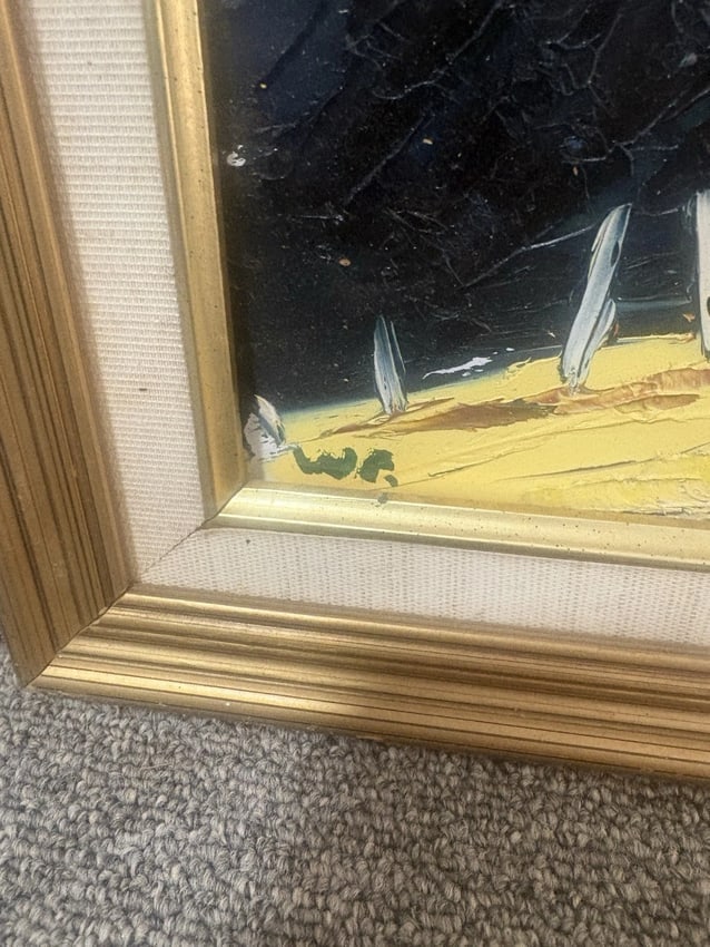Will Parmelee Oil On Board Ranney Farm Vt Landscape Painting - 3