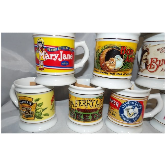 Vintage 1980's NOS Franklin Mint The Corner Store Coffee Mug Collection - 6