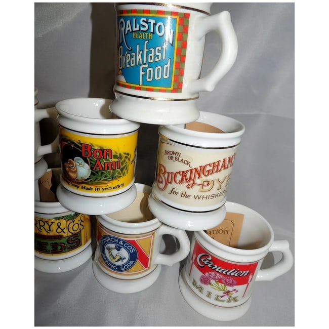 Vintage 1980's NOS Franklin Mint The Corner Store Coffee Mug Collection - 7