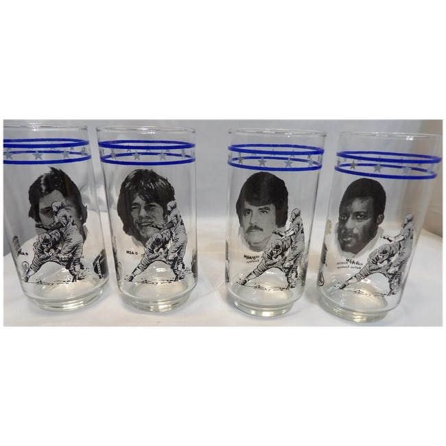 Vintage Dallas Cowboys Burger King Dr Pepper 1977 Collectible Libbey Glasses - 4