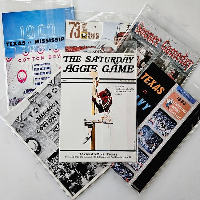Texas Longhorn Postcards Celebrating Texas Collegiate Football History - 2