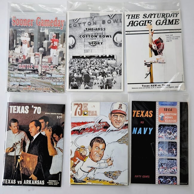 Texas Longhorn Postcards Celebrating Texas Collegiate Football History - 3
