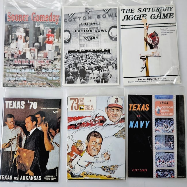 Texas Longhorn Postcards Celebrating Texas Collegiate Football History - 4
