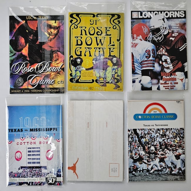 Texas Longhorn Postcards Celebrating Texas Collegiate Football History - 5