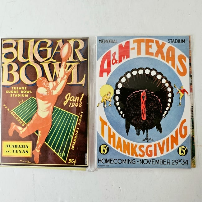 Texas Longhorn Postcards Celebrating Texas Collegiate Football History - 8