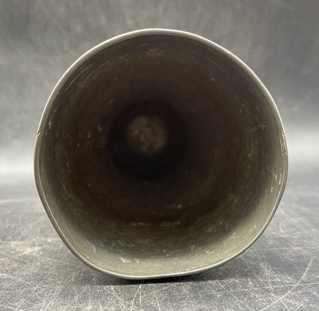 Kayserzinn Model 4105 German Jugendstil Art Nouveau Pewter Vase c.1896 Hugh Leven - 5