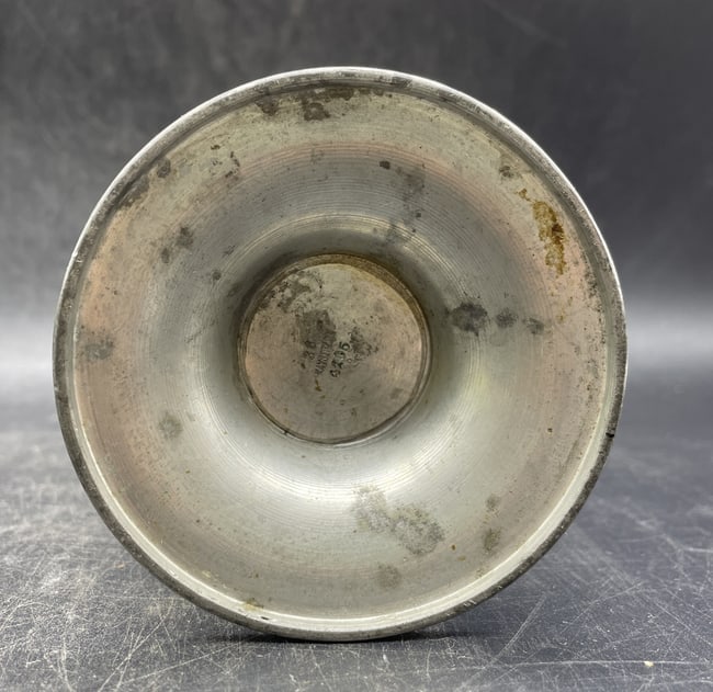 Kayserzinn Model 4105 German Jugendstil Art Nouveau Pewter Vase c.1896 Hugh Leven - 7