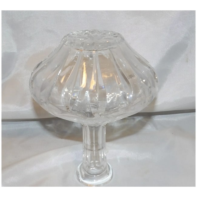 Hand-blown Iridescent Art Glass Vase - 6