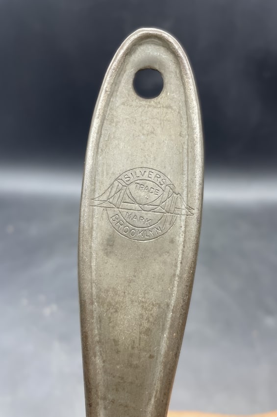 Antique Silvers Brooklyn Hinged Three-Egg Tin Poacher Cooker Primitive Kitchen Utensil - 7