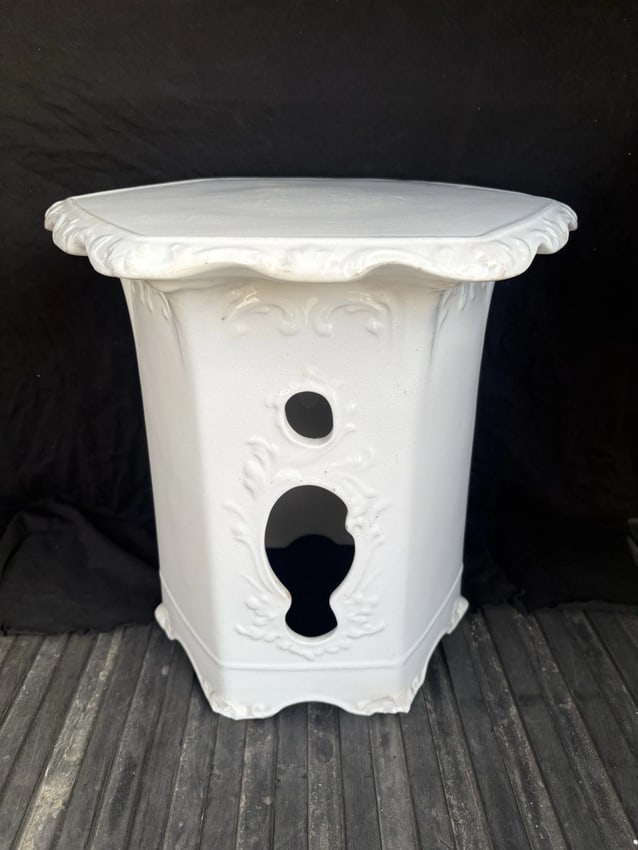 Rare Antique Ironstone Garden Seat - 3