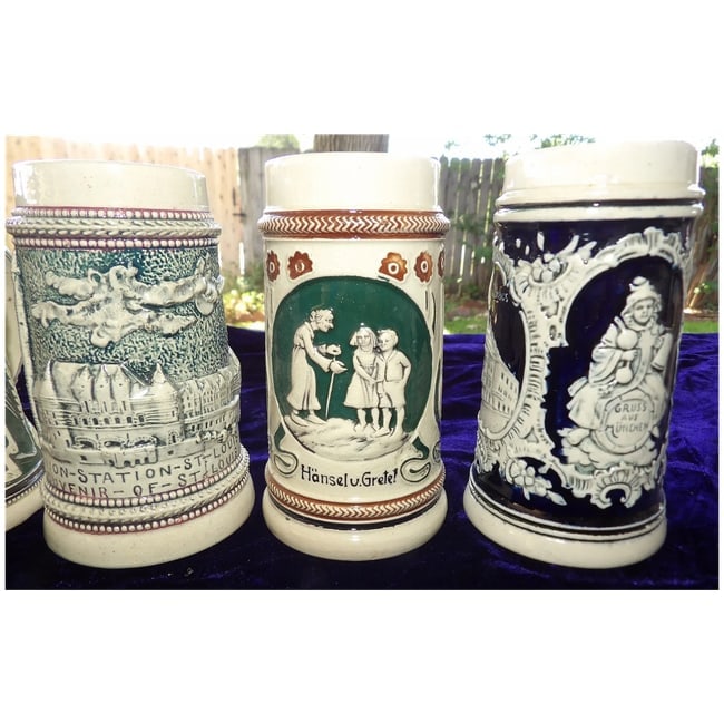 Vintage German Steins - 10