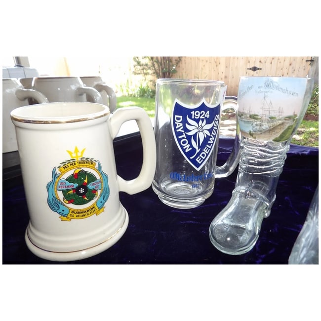 Glass Beer Boots and Steins - 3