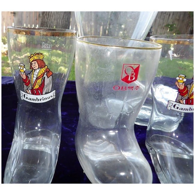 Glass Beer Boots and Steins - 5