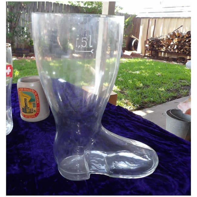 Glass Beer Boots and Steins - 7