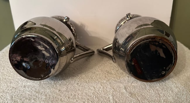 2 Leeds Silver Luster Puzzle Jugs, Late 19th C - 5