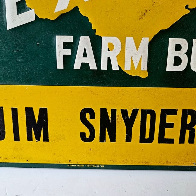 Vintage 1975 Member Texas Farm Bureau Sign - 4