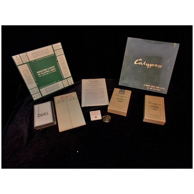 Vintage De La Rue Calypso Card Game Made in England - 2