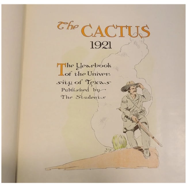 1921 Cactus University of Texas Annual - 7