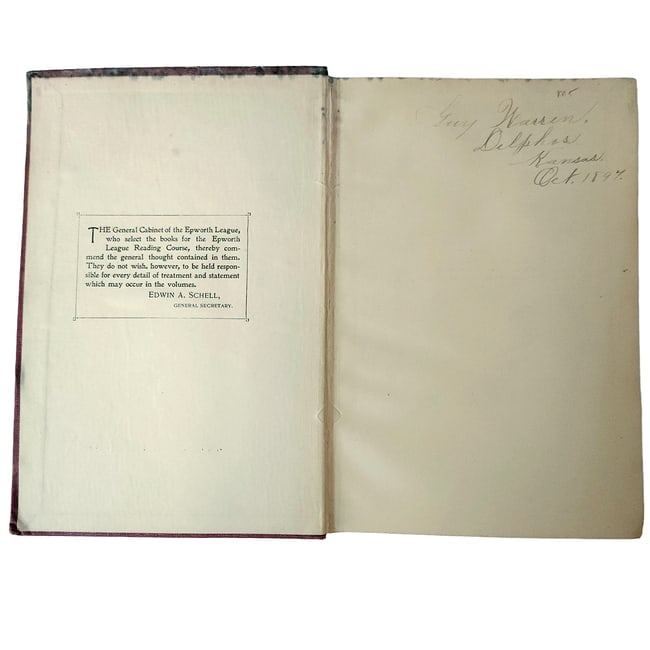 George Washington The Ideal Patriot by Rev Edward M Taylor 1897 1st Edition HC - 3