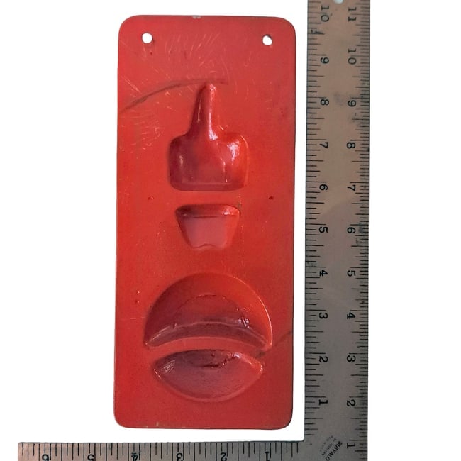 Cast Iron Case Tractor Eagle Emblem Cover Plate - 3