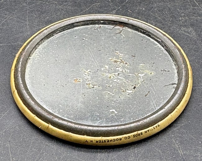 Antique Cascarets Pocket Mirror Advertising Candy Cathartic Wheeling WV Quack Medicine - 6