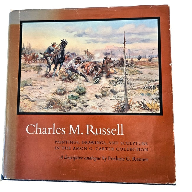 Charles M Russell Paintings, Drawings, and Sculpture Book Lot - 2